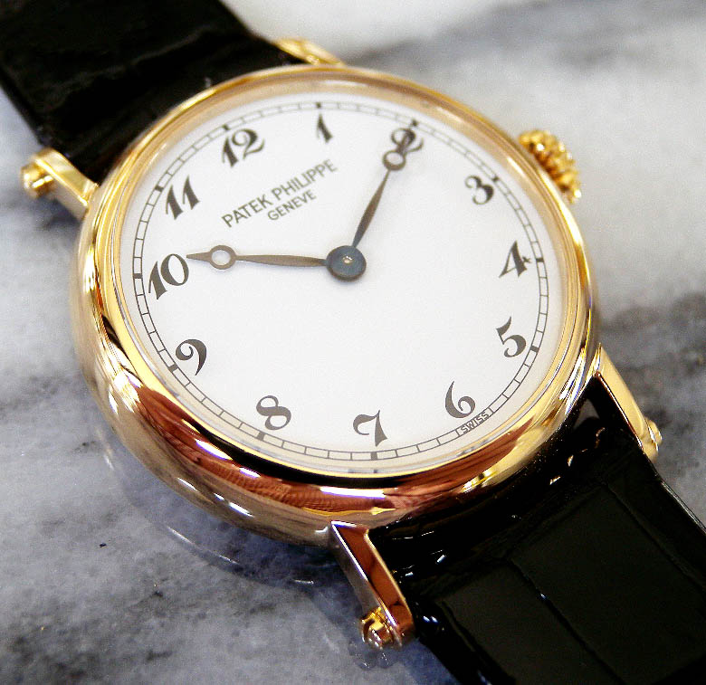 Patek Philippe Calatrava Ref.96 with sector dial. Japanese
