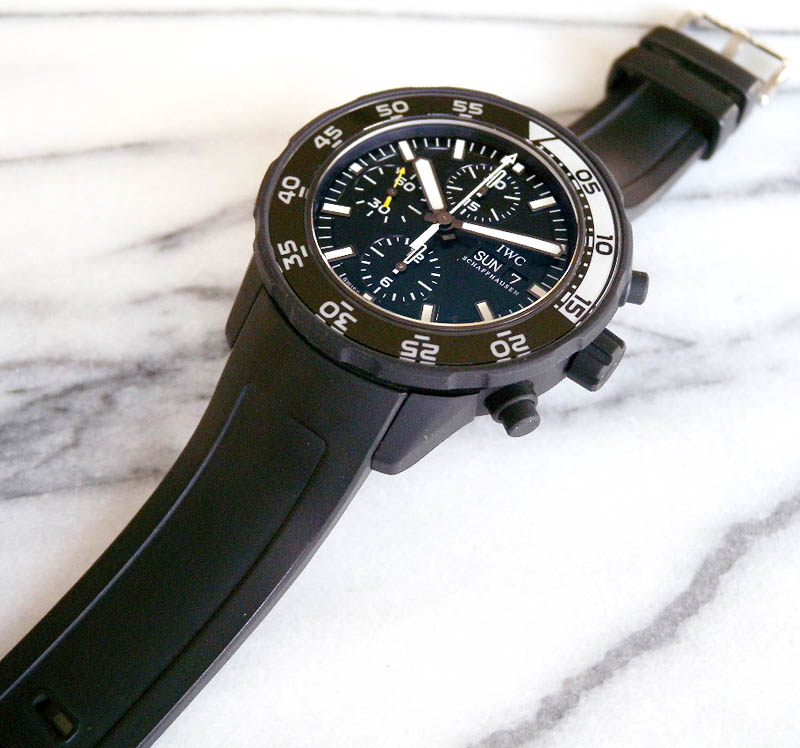 IWC SCHAFFHAUSEN IW376705 アクアタイマー ガラパゴス アイランド クロノグラフ 自動巻き メンズ _769001