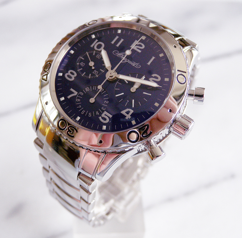 ブレゲ アエロナバル 特別限定 青文字盤 3807ST Breguet AERONAVALE