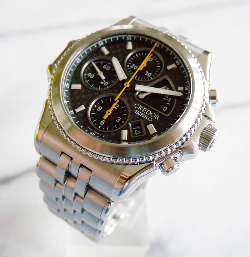 セイコー SEIKO 6S77-00B0/GCBK989 クレドール パシフィーク クロノグラフ 自動巻き メンズ _752533