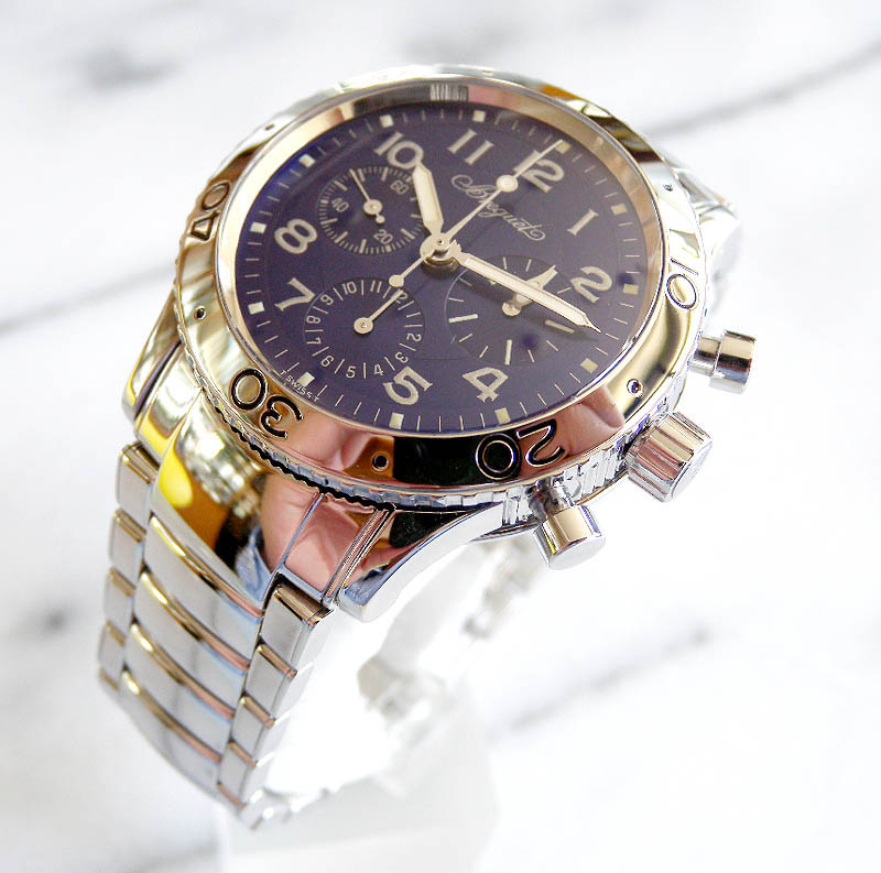 ブレゲ アエロナバル 特別限定 青文字盤 3807ST Breguet AERONAVALE