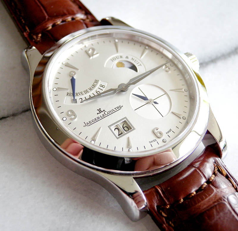 WK[Ng }X^| 8fBYiCgfBX Q160.84.20 JAEGER-LECOULTRE
MASTER 8days Pewer Reserve Day & Night