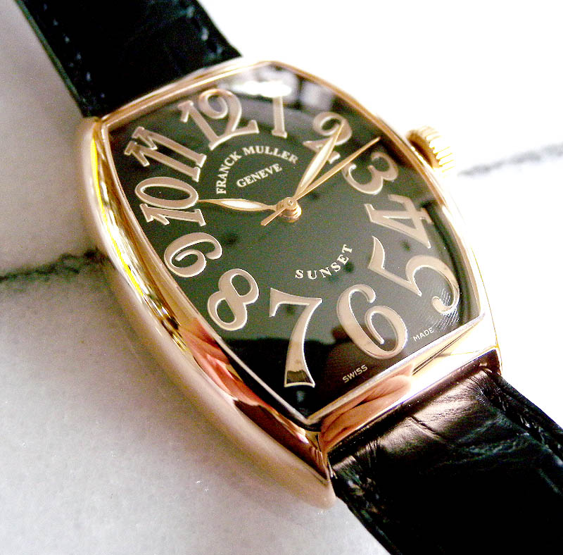 tN ~[ gmE@J[xbNX@TZbg 5850 SC SUNSET FRANCK MULLER MONTRE CINTREE CURVEX SUN SET