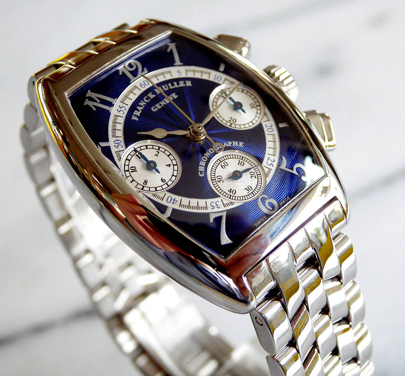 tN@~[[ gmE {[CY@NmOt 7502 CC FRANCK MULLER MONTRE CINTREE CURVEX, CHRONOGRAPH MOYEN MODELE