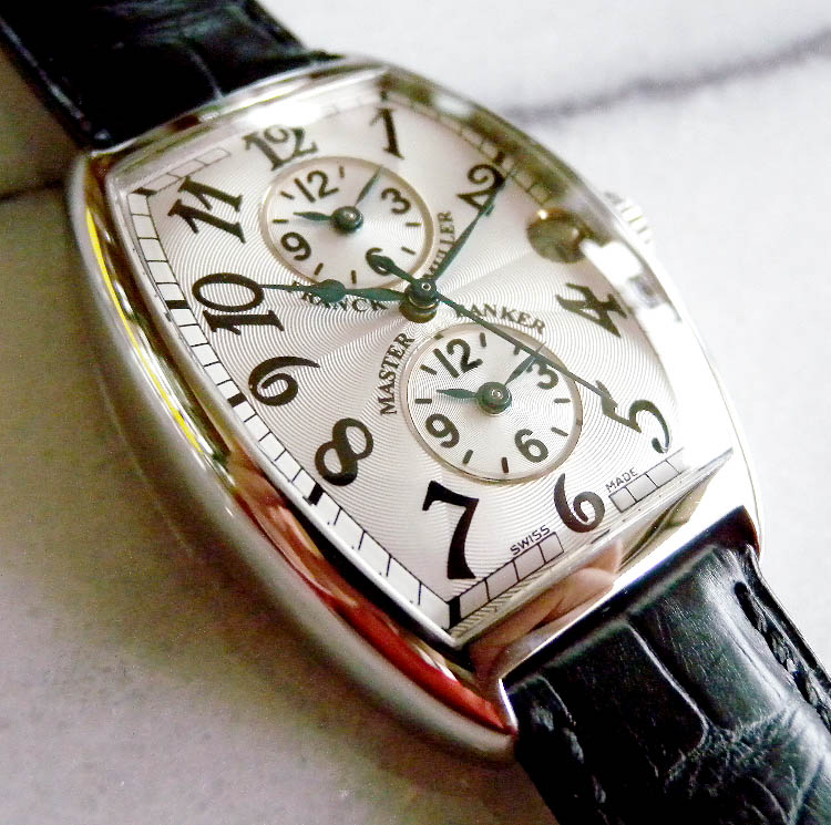 tN ~[[ }X^[oJ[ 2852MB FRANCK MULLER MONTRE CINTREE CURVEX , MASTER BANKER