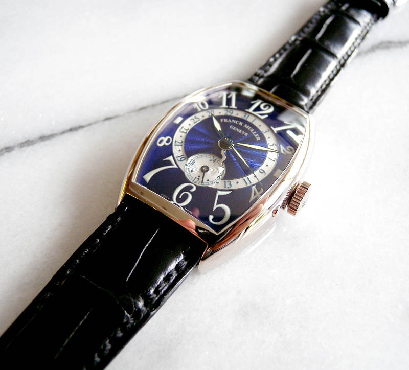 tN ~[[ gmEJ_[ 5850@Q24 FRANCK MULLER MONTRE CINTREE CURVEX , CALENDAR