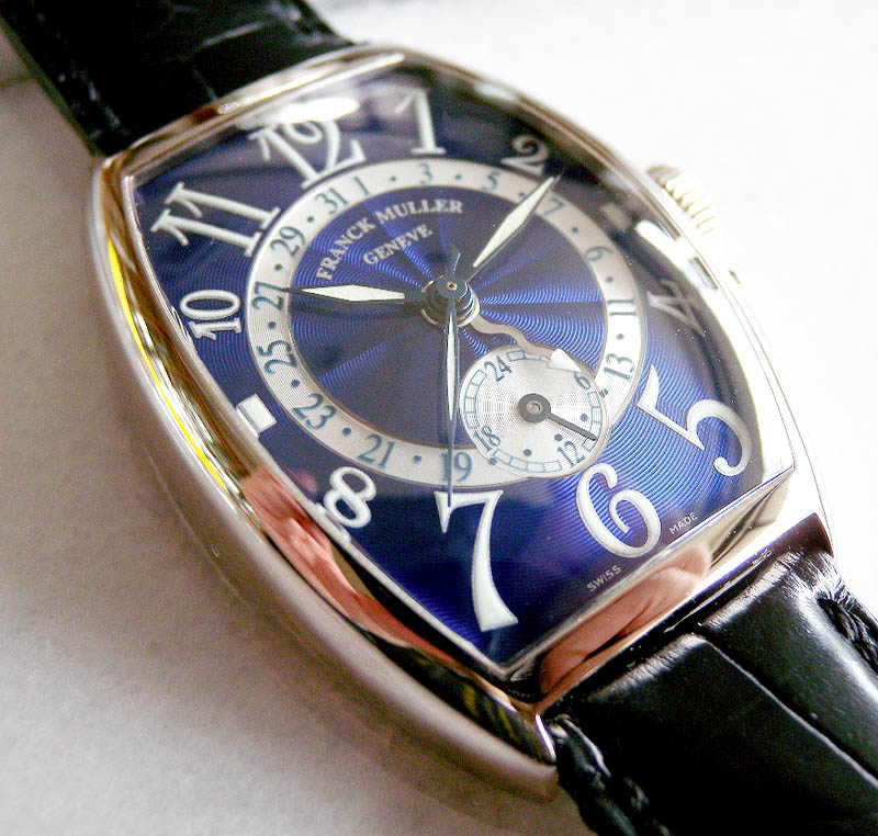 tN ~[[ gmEJ_[ 5850@Q24 FRANCK MULLER MONTRE CINTREE CURVEX , CALENDAR