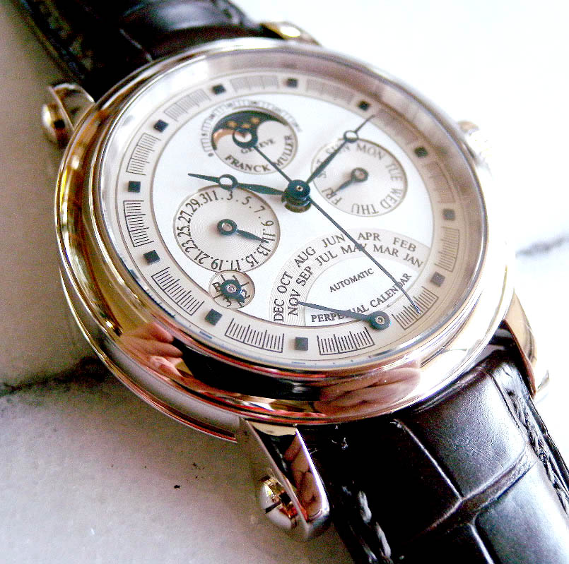 tN~[[ gO[hivJ_[ 7000QPA FRANCK MULLER MONTRE QUANTIEME PERPETUEL EQUATION RETROGRADE,