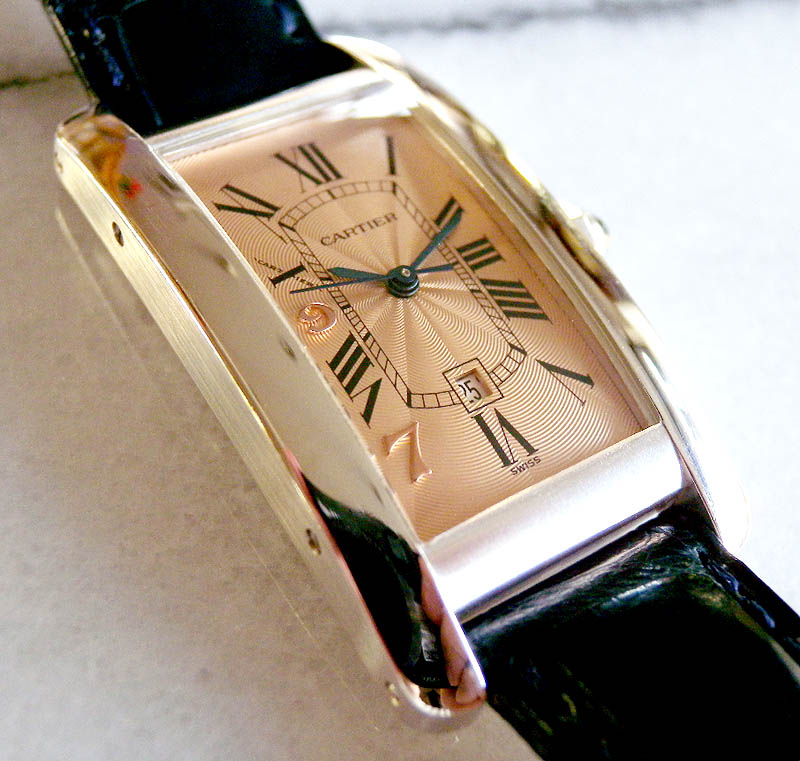 カルティエ タンクアメリカン MM 香港返還記念モデル CARTIER TANK AMERICAN MM