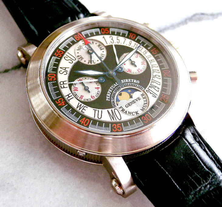 tN~[[ hp[y`AJ_[NmOt@r[g 7000CCQPB FRANCK MULLER CHRONOGRAPHE QUANTIEME PERPETUEL EQUATION RETOROGADE,