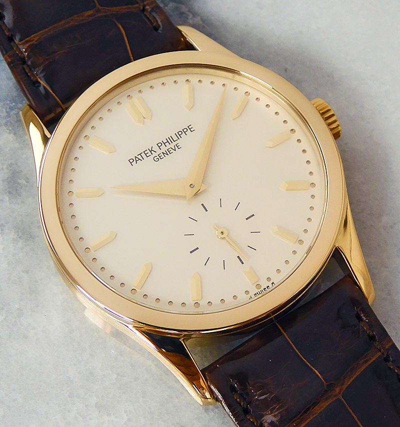 Patek Philippe Calatrava Ref.96 with sector dial. Japanese