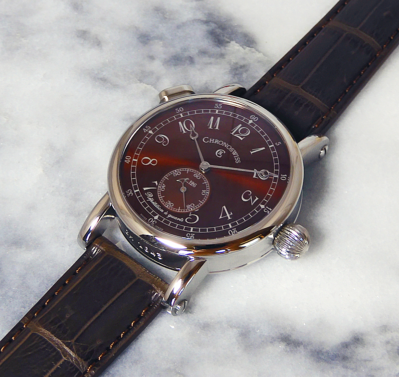 クロノスイス CHRONOSWISS クォーターリピーター CH1643 ブラック ステンレススチール メンズ 腕時計